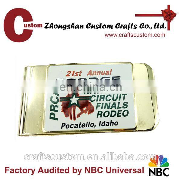 Custom gold plated batman money clip