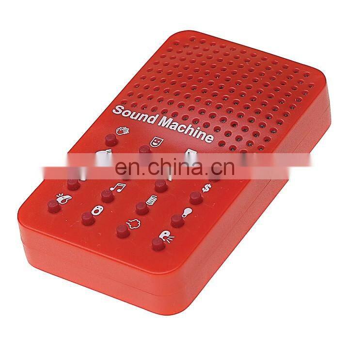 Customized 16 buttons plush baby speaker white noise