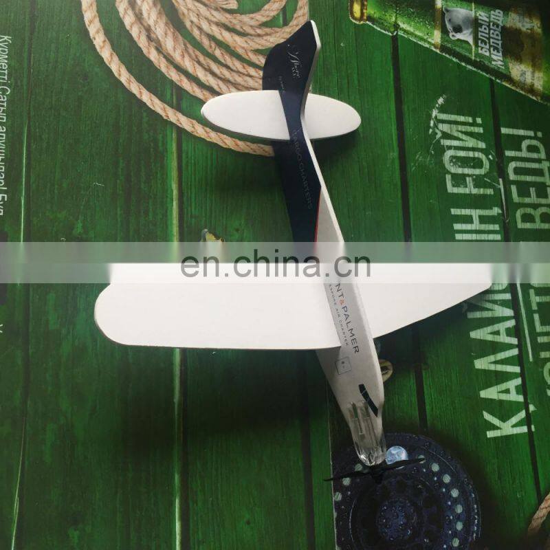 Custom printed foam plane glider