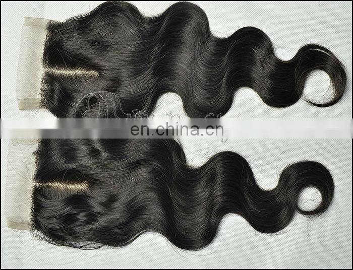 2016 hot selling top quality Popular Style Brazilian body wave Virgin Hair Bundle With Closure silk base closure with baby hair