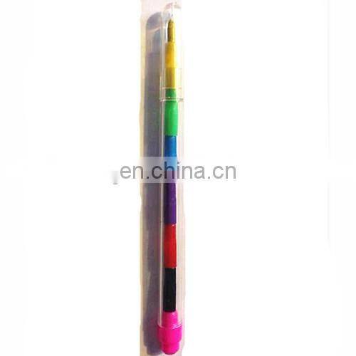 novelty insect push point crayons 7 colors
