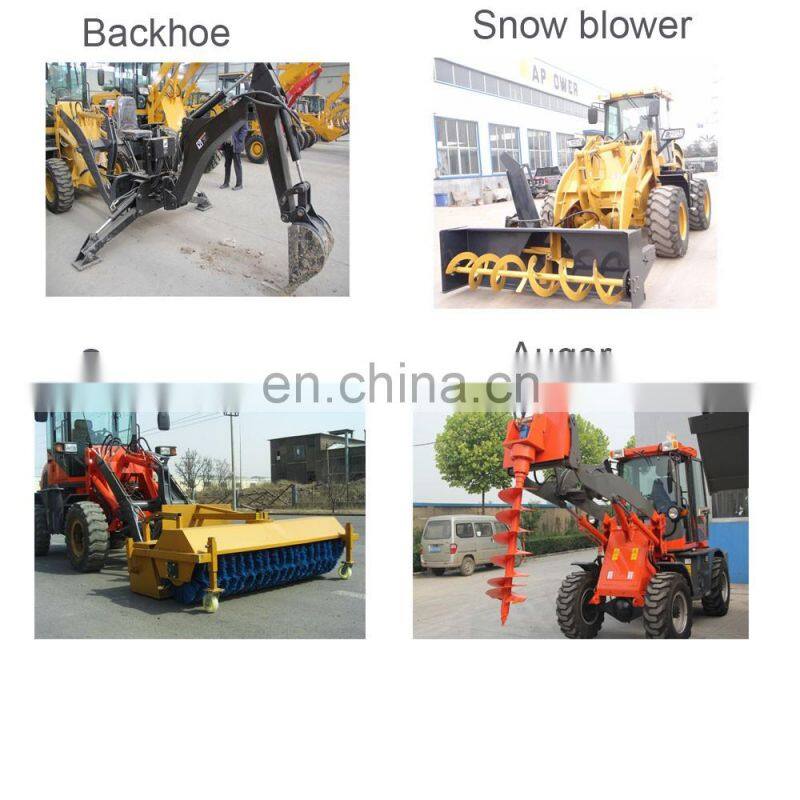 2ton front end wheel loader with cheap price