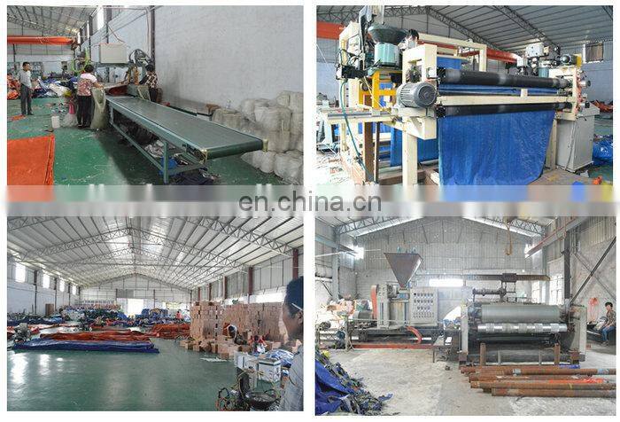 Plastic Blue White Striped Sunshade Stripe Tarpaulin Covers