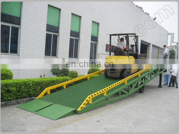7LYQ Shandong SevenLift hydraulic adjustable container dock ramp for unloading trucks