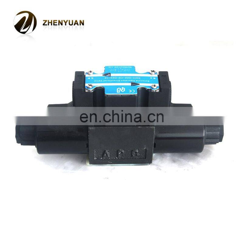 Double head solenoid valve hydraulic SWH-G02-C2/C2M/C22M/C23-D24/A110/A220