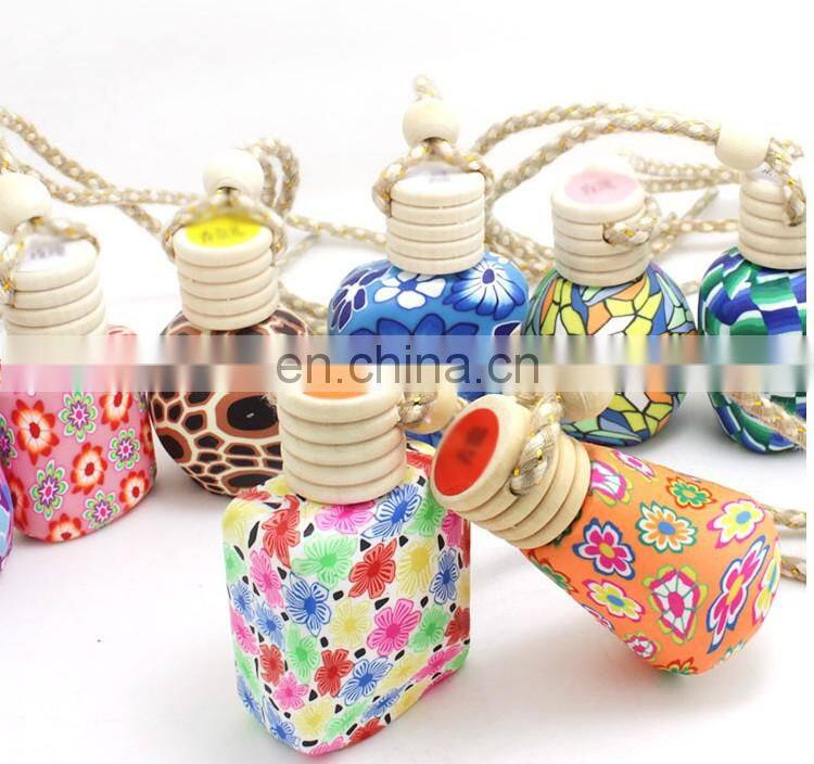 custom logo portable bottle wood chewing gum car air freshener