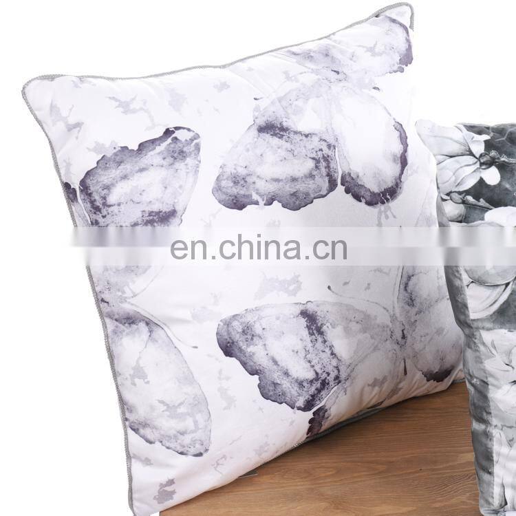 Latest custom vintage style flower printed pillows cushions decor cushion for home