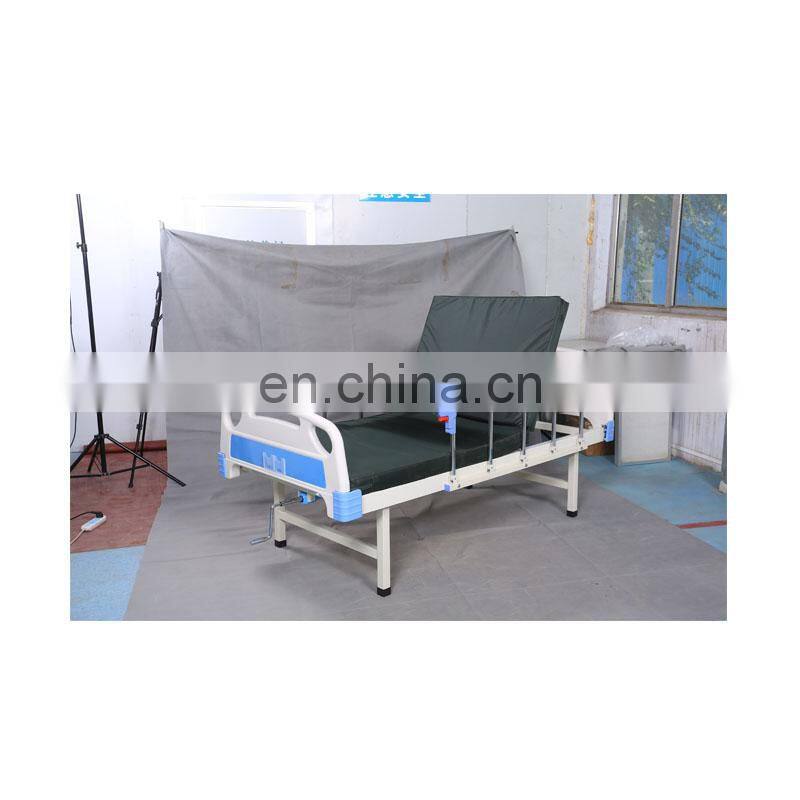Medical single cranks manual hospital bed furniture