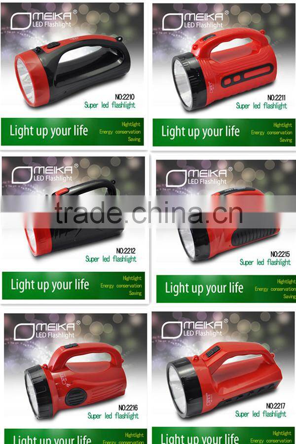 rechargeable led flashlight OMK 3218 sos led flashlight