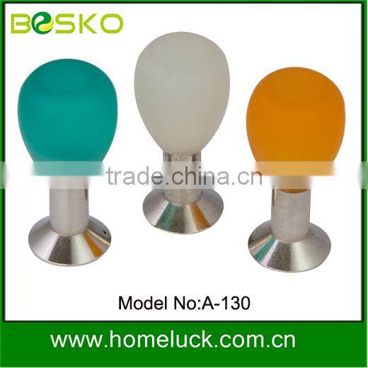 Zinc bottom colorful acrylic drawer knobs plastic drawer knobs