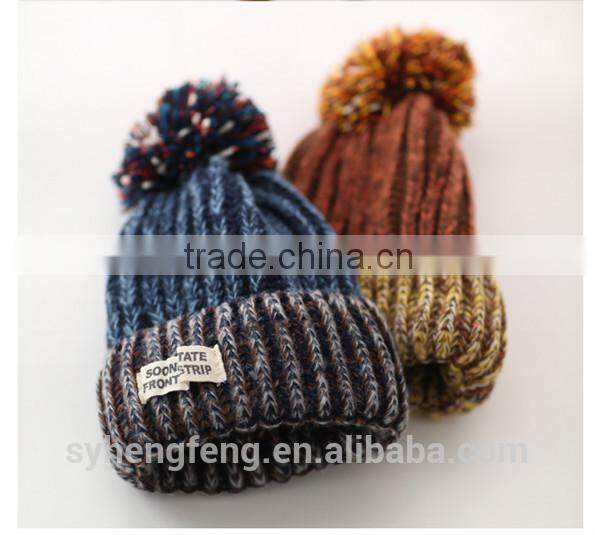 2015 Winter hot style unisex knit hat crocheted hat