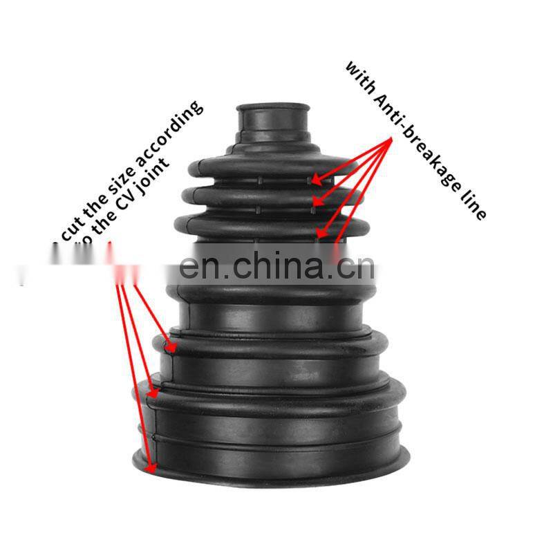 Universal CV Joint Rubber Boot CV Joint Silicone Boot