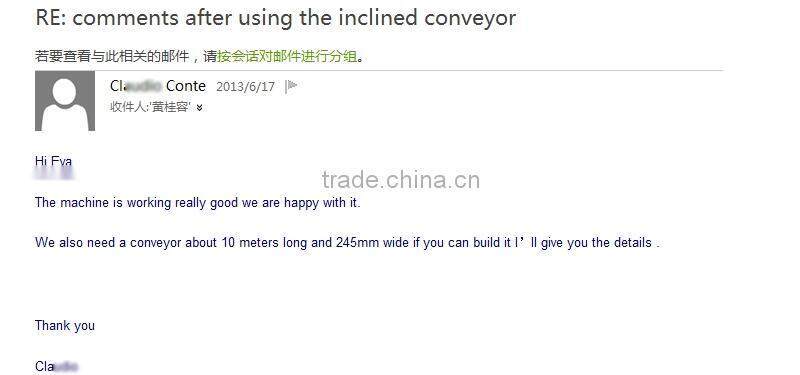 inclined screw hopper loader / flexible resin powder screw conveyor/small screw feeder conveyor machine