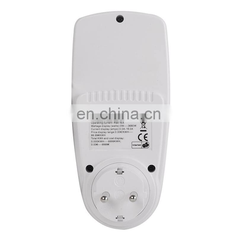 Digital Wattmet Power Meter Energy Meter Voltage Wattmeter Power Analyzer Electronic Energy Meter Measure Outlet Socket US EU