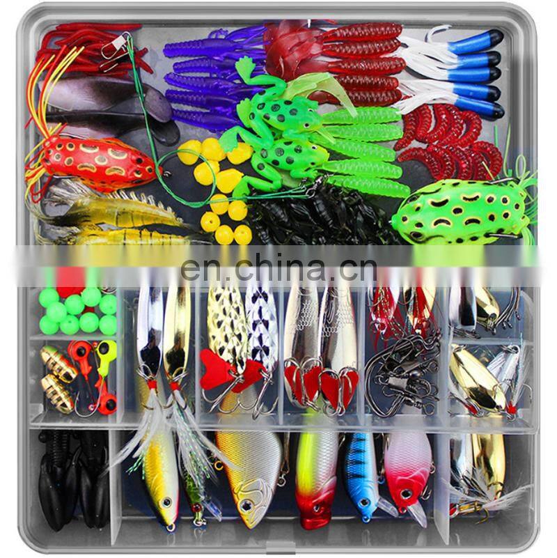 Amazon Popular Factory Direct Sales Lure Combo141pcs/set Multi-Function Full Swimming Layer Fishing Bait Set