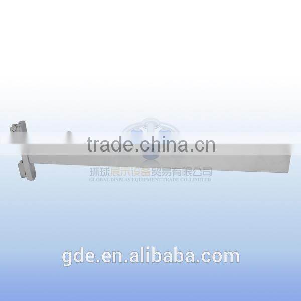 Metal chrome 7-bead display hook fit to slotted channel