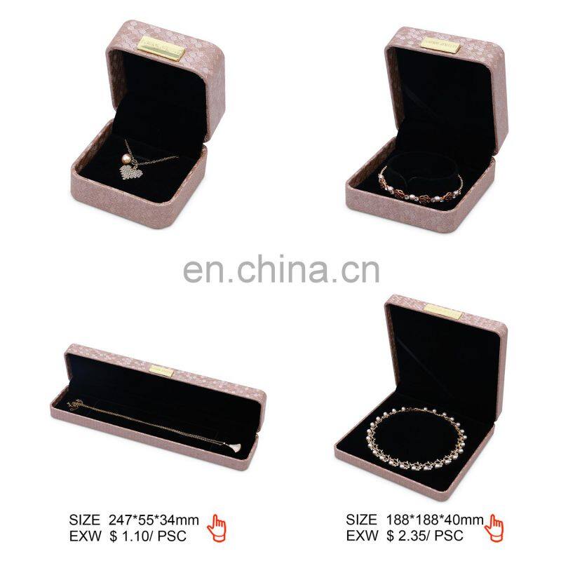 Wholesale Luxury Pu Leather Custom Color And Custom Logo Jewelry Packing Bracelet Box