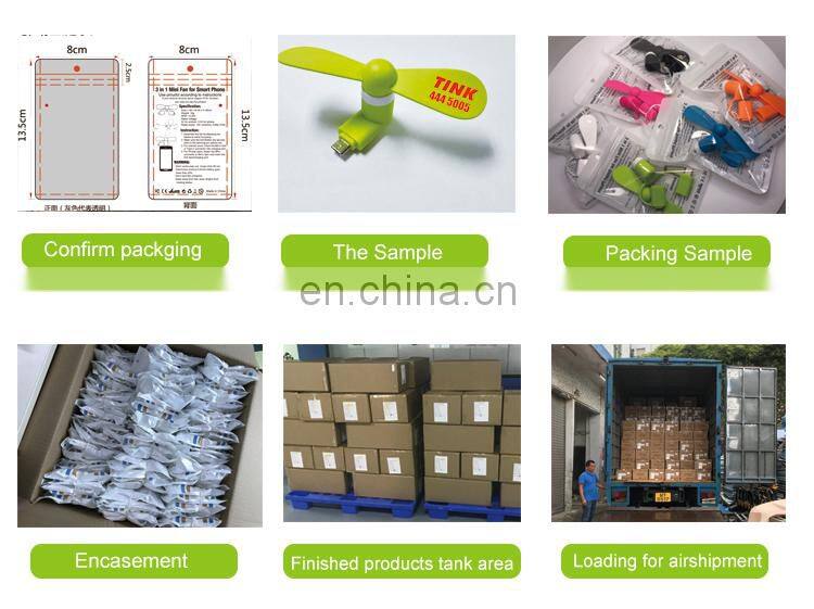 Hotsale 3 in 1 Custom Logo Portable Mini USB Fan