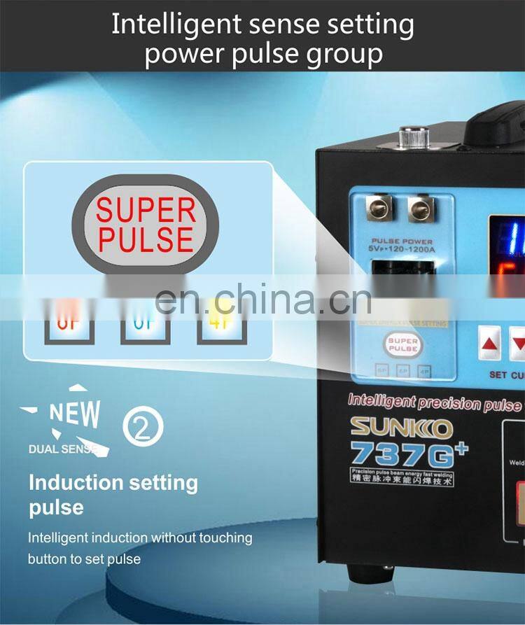 737G+ Spot Welder 110V 4.3KW Welding Machine with S-70BN Welding Pen for 18650 Battery Pack
