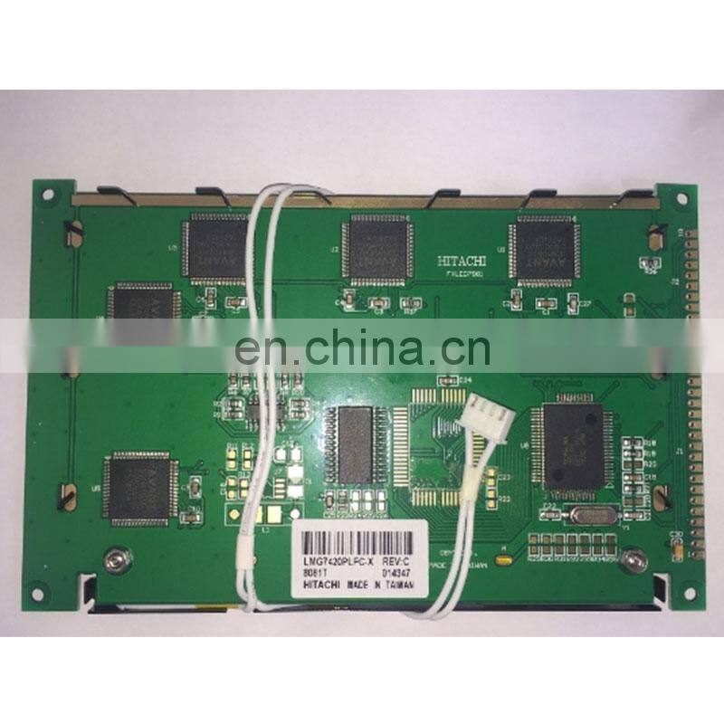 Blue/Black/Gray LMG7420PLFC-X LCD Screen Display Panel For HITACHI Replacement