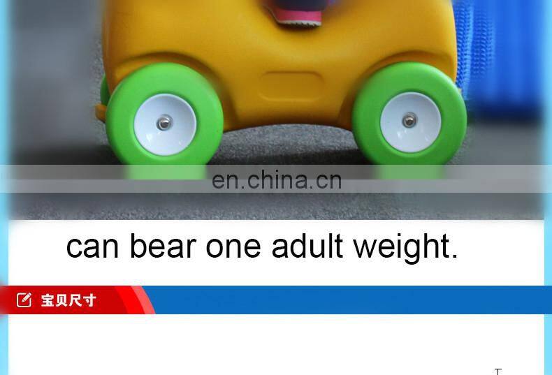 2018 children mini dog plastic ride on car toys