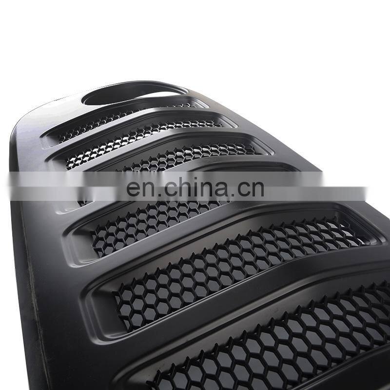 Mesh grille for Jeep Wrangler JK 07-17 manufacture accessories abs grille upgrade to JL