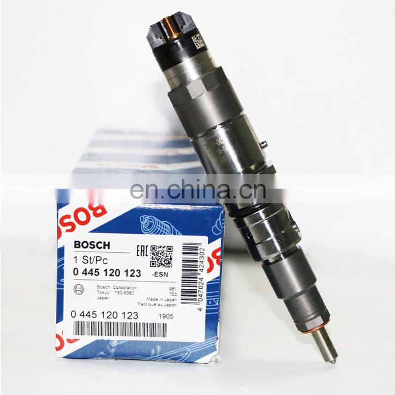 Genuine diesel fuel injector 4937065 0445120123 for 6ISBe210 0445120123