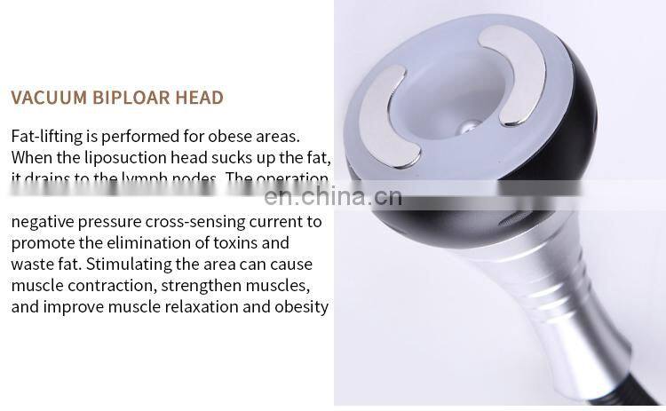 5 IN 1 Vacuum 40K Cavitation Multipolar RF Body Slimming Machine Weight Loss Body Shaping Instrument