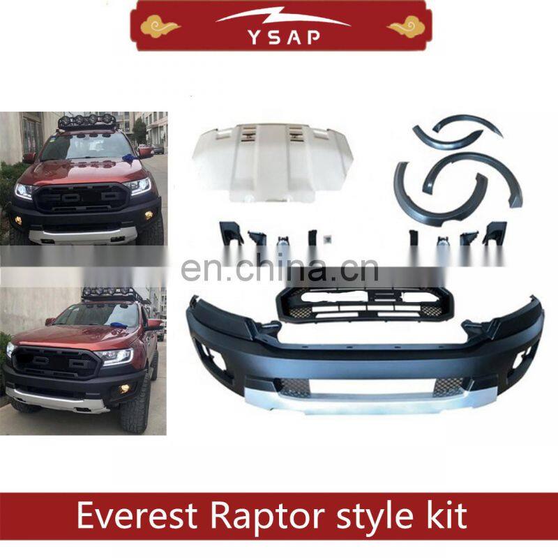 High quality auto body part car parts Raptor style Off-Road body kit for Everest 2015