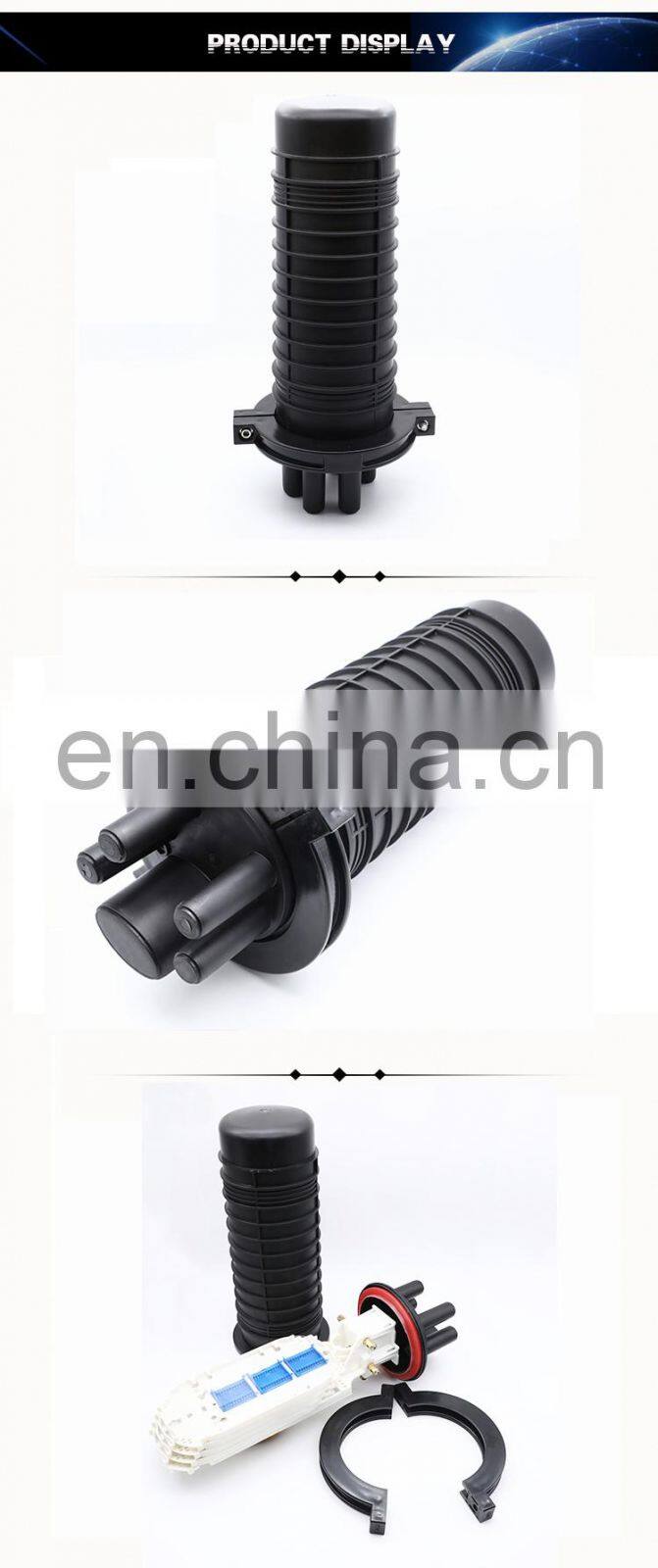 High Quality Optical Fiber Cable Joint/12 24 48 96 Core Dome Fiber Optic Splice Closure