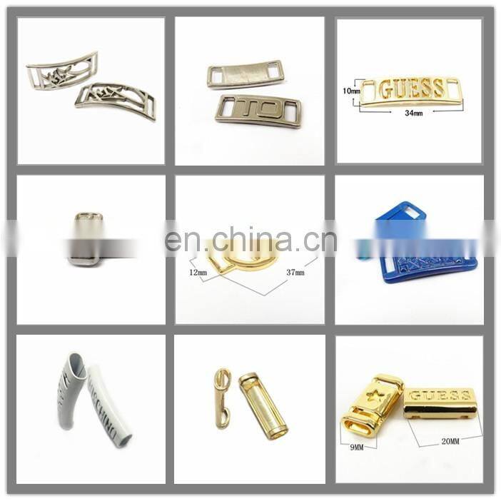 Matte Silver Shoelace Charm Custom Shoe Lace Plates