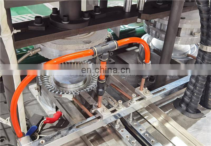 PP600H Automatic take away pizza tableware Paper Plate Forming Machine, festival fruit candy carton tray making machinery