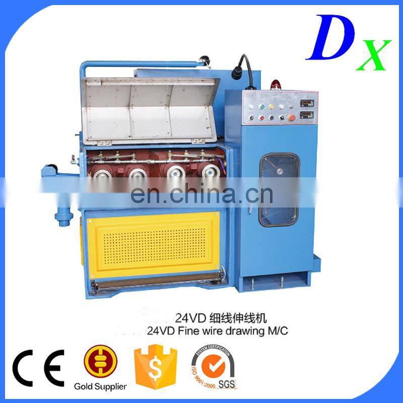 factory price automatic Copper fine Single wire drawing machine with annealer