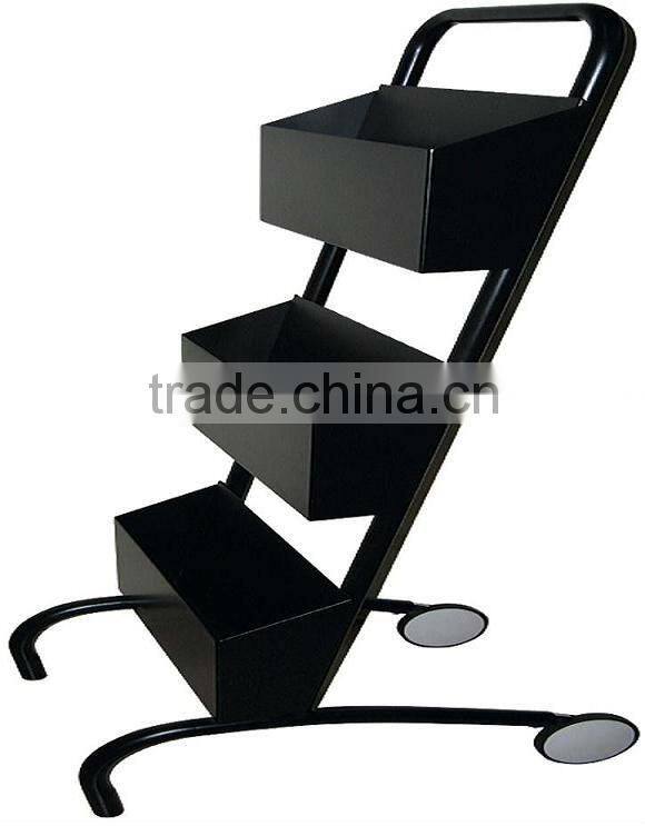 beauty salon magazine trolley for spa