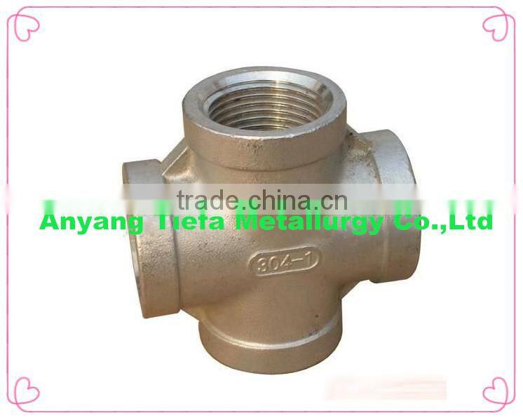 Export Alloy tube four-way cross fitting