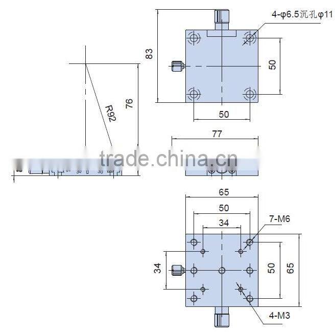 manual goniometer stage, goniometer moving stage, manual positioning stages, positioning tables, manual stage +/-10
