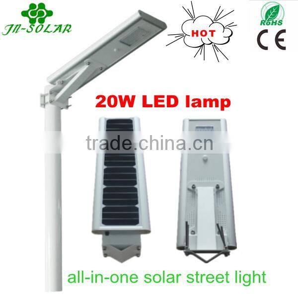 10-60W LED lamp all in one solar street/garden light