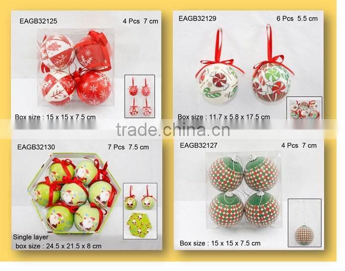 Traditional red and green felt christmas candy bag