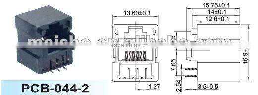 Multipurpose pcb relay socket with 3 position