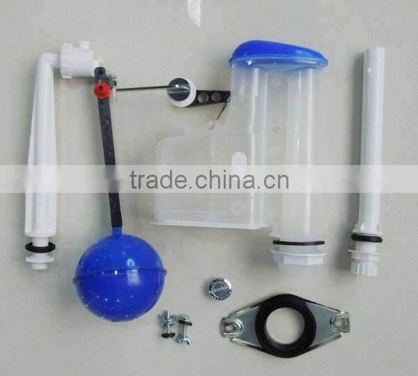 Toilet tank lever side control pvc cistern flushing float ball