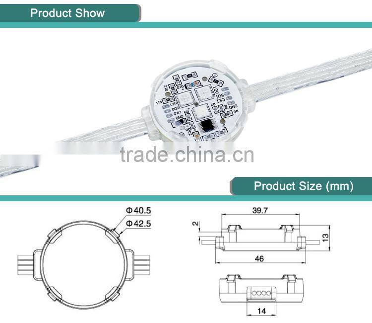 YD IP68 CE UL FCC SASO V-0 12V Serial Control LED Pixel Decoration Advertising Lights