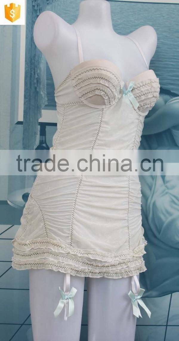 New fashion milky white sweet lingerie babydolls