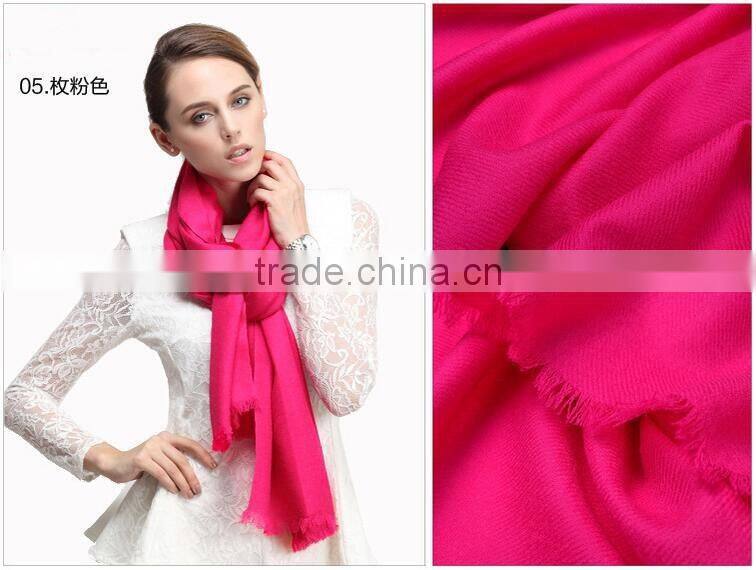 100% Pure Twill Cashmere Wool Shawl