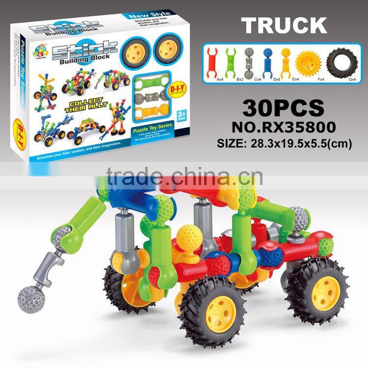 Educational toy plastic block toys for kids