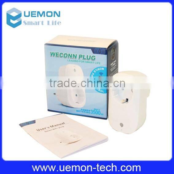 Wholesale wall socket type wifi smart power plug