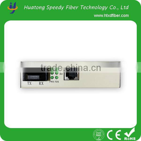 China gold supplier 10/1000M fiber optic media converter