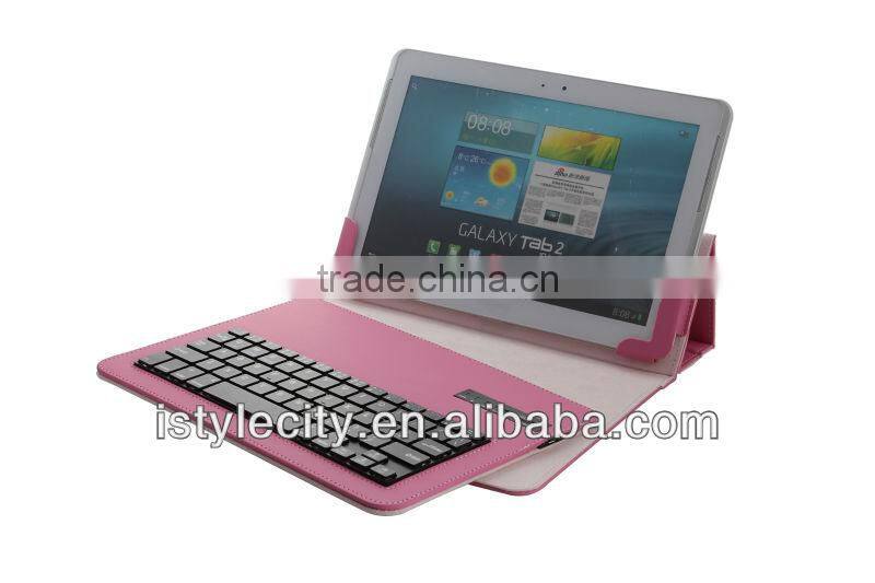 Black For ipad / sumsungPu leather bluetooth keyboard