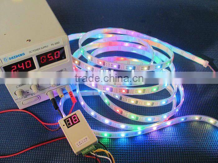 ws2801/ws2812b ws2821 /tm1812 /lpd6803 / flexible DMX rgb led digital strip addressable pixel waterproof strip