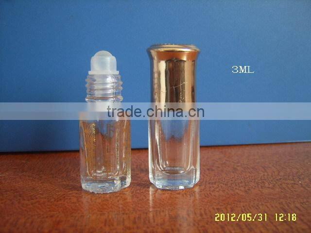 Top Quality 10ml Brown Roll On Glass Bottles with Roller Ball and Black Screw Cap
