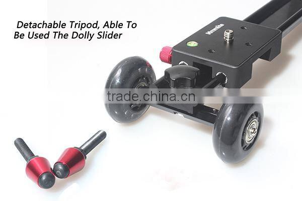 Aluminum Alloy Video Camera Track Slider Dolly Slider Table Dolly Car 60cm